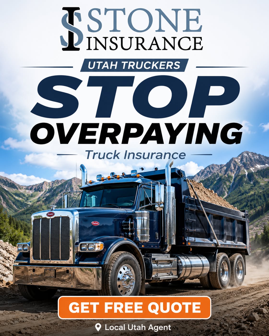 Stone Insurance - Zach B. Butterfield Facebook ad: UTAH TRUCKERS