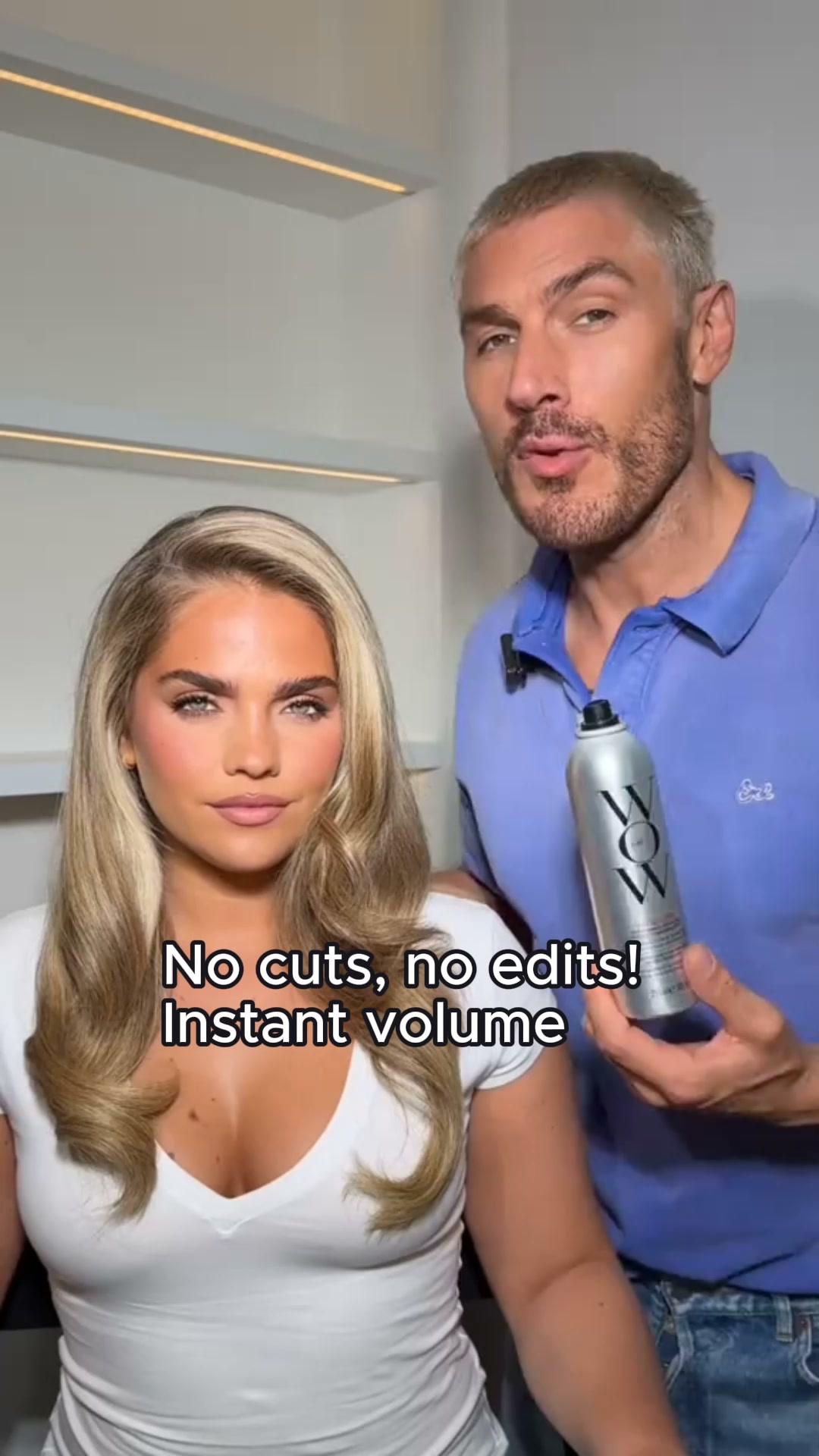 Color Wow Facebook ad: Instant long-lasting volume