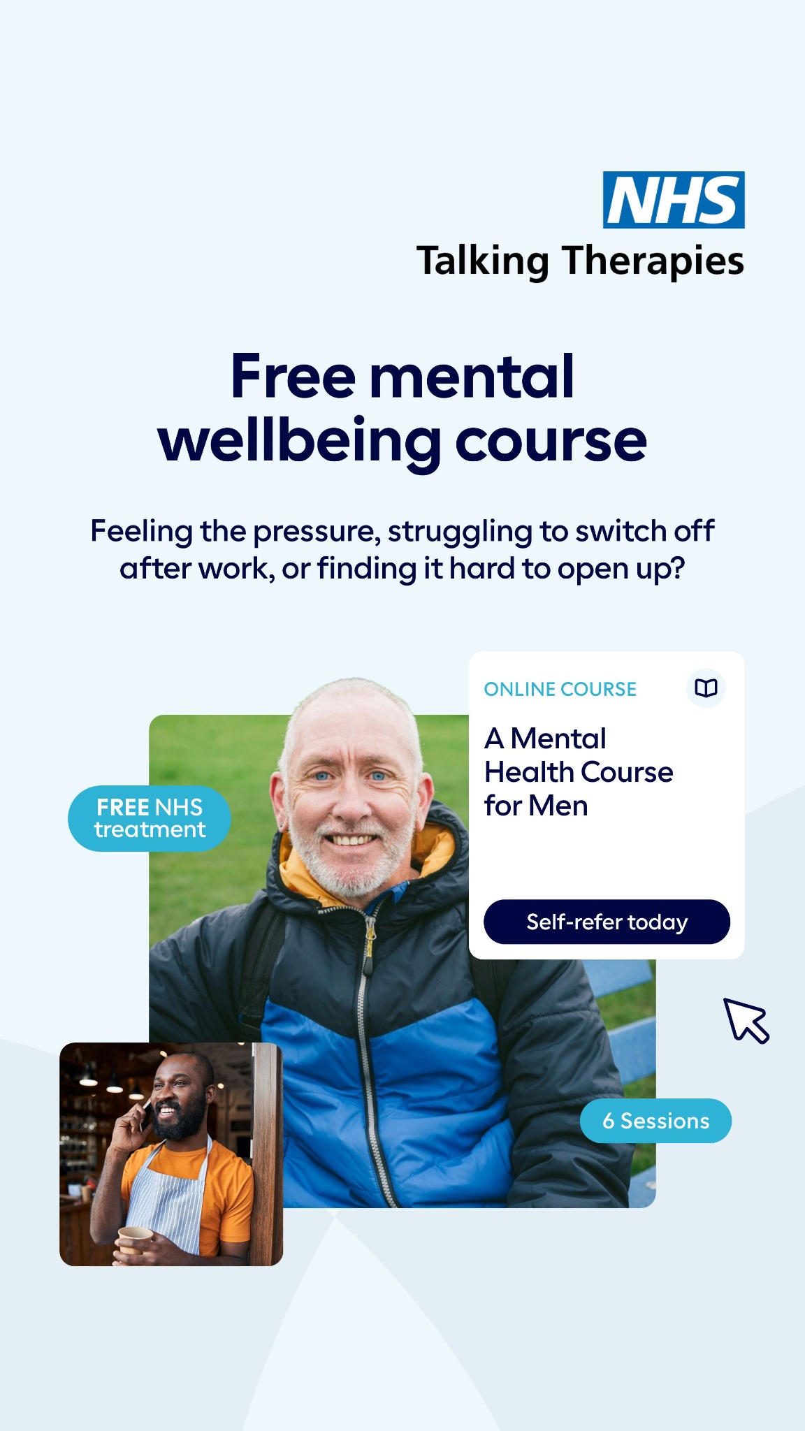 NHS Talking Therapies by Vita Health Group Facebook ad
