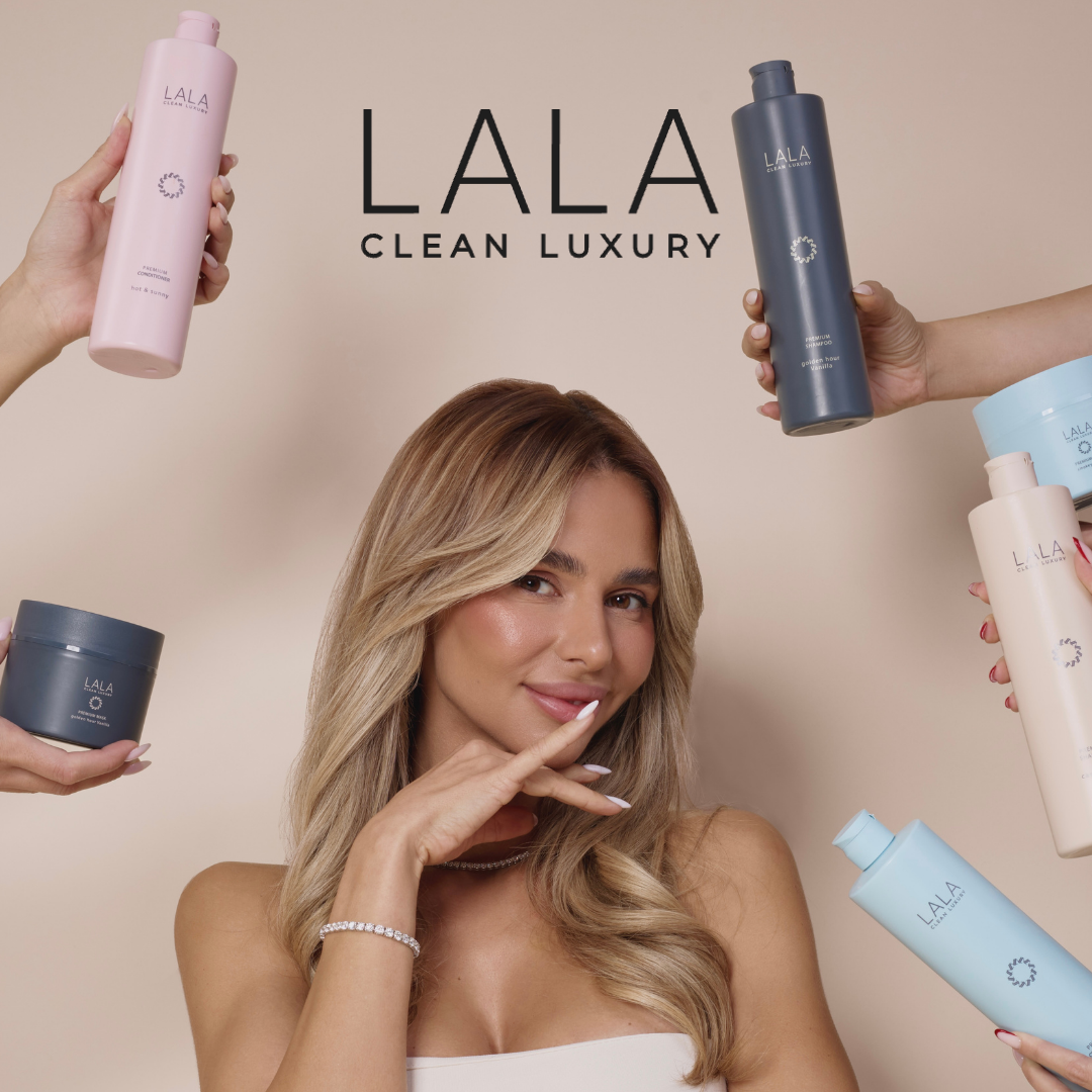 LALA Clean Luxury Facebook ad: Изгорена коса? Been there.