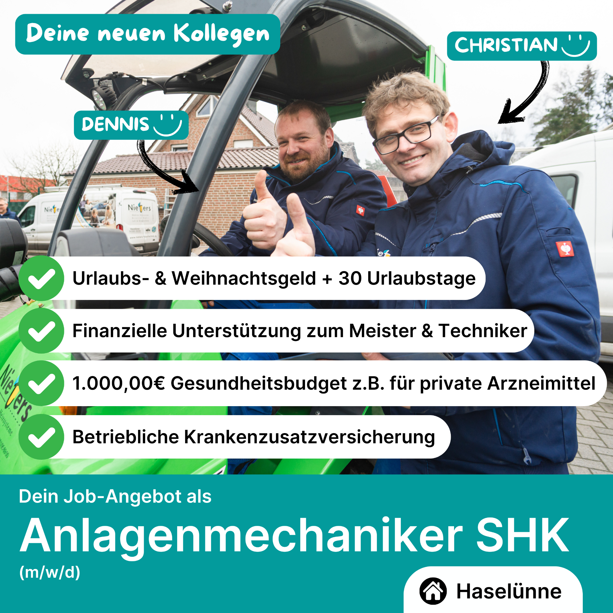 CandidateFlow: Anlagenmechaniker SHK Facebook ad