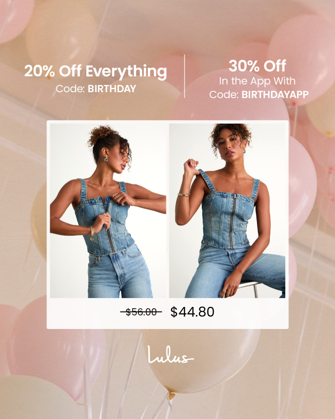 Lulus Facebook ad