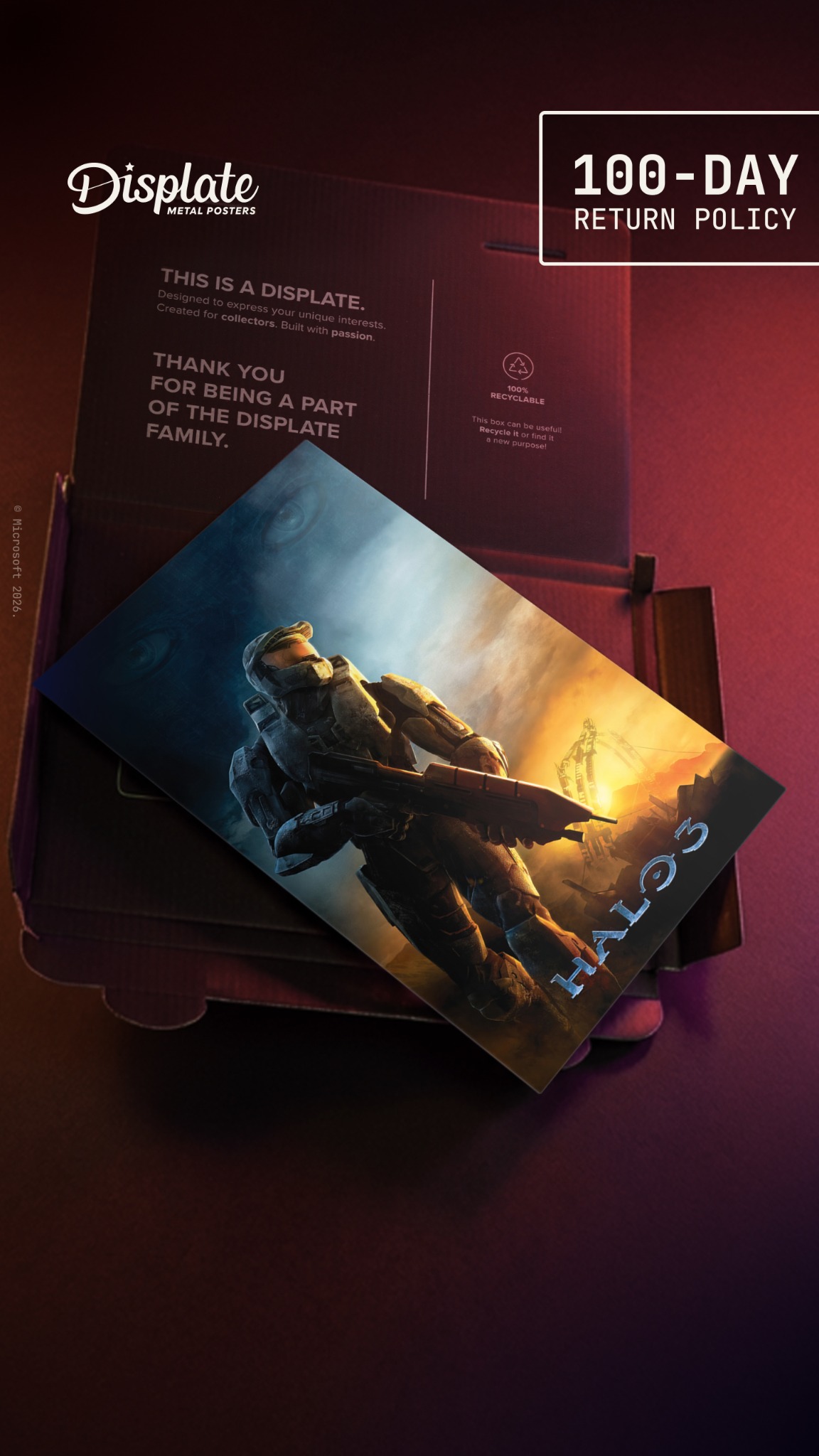 Displate Facebook ad