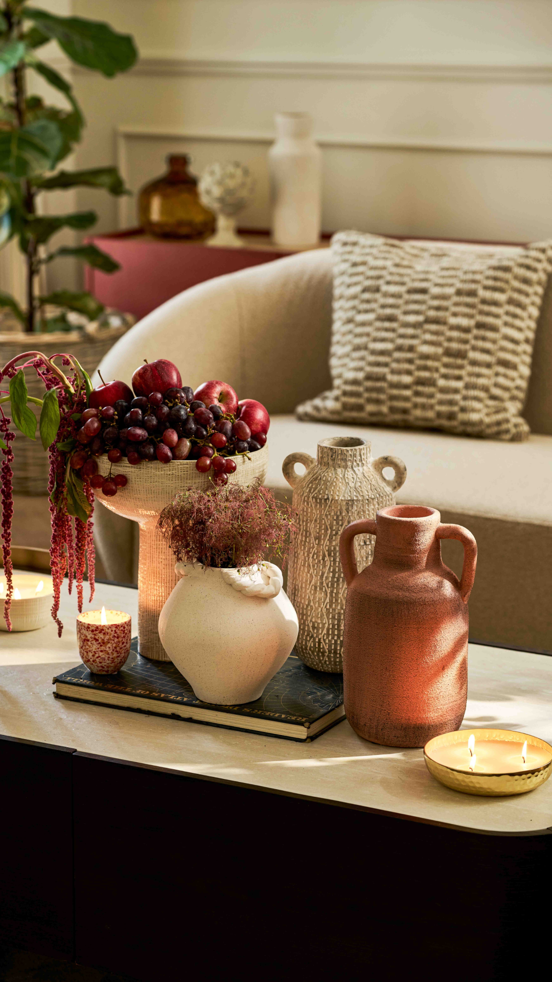 Wayfair Facebook ad: Ease Into Autumn