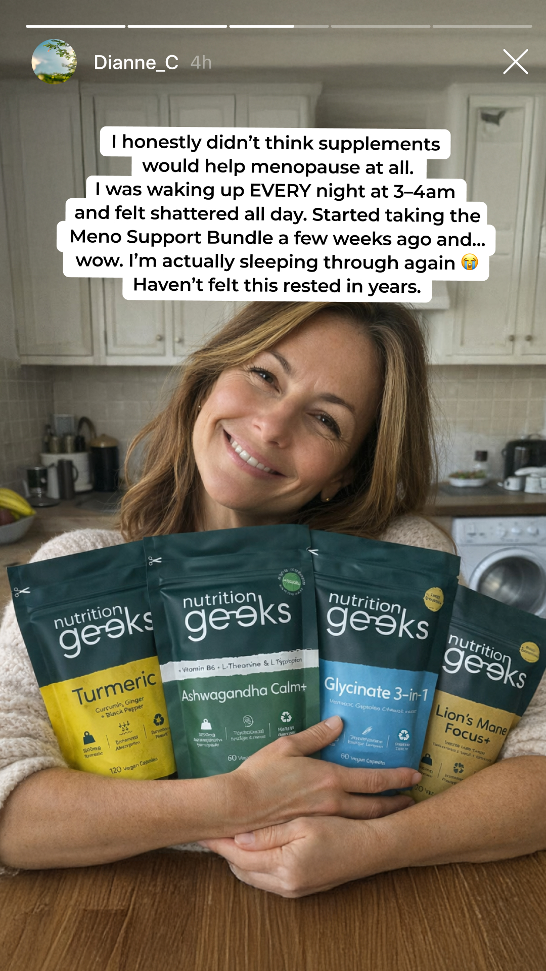 Nutrition Geeks Facebook ad