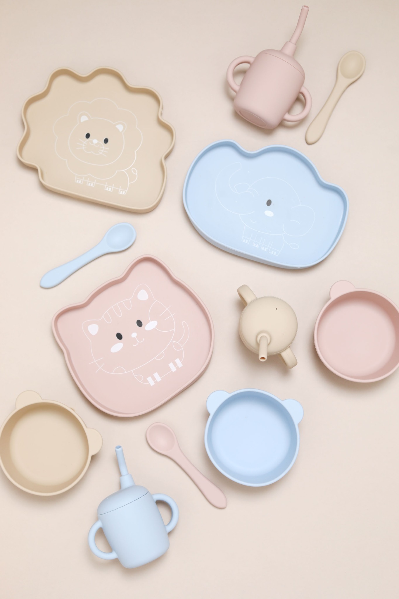 BibbilyBoo Facebook ad: NEW Silicone Dinner Sets & Weaning Bundles!