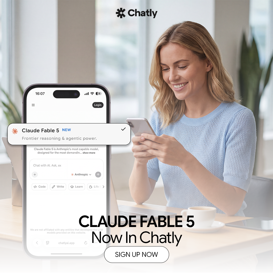 Chatly Facebook ad