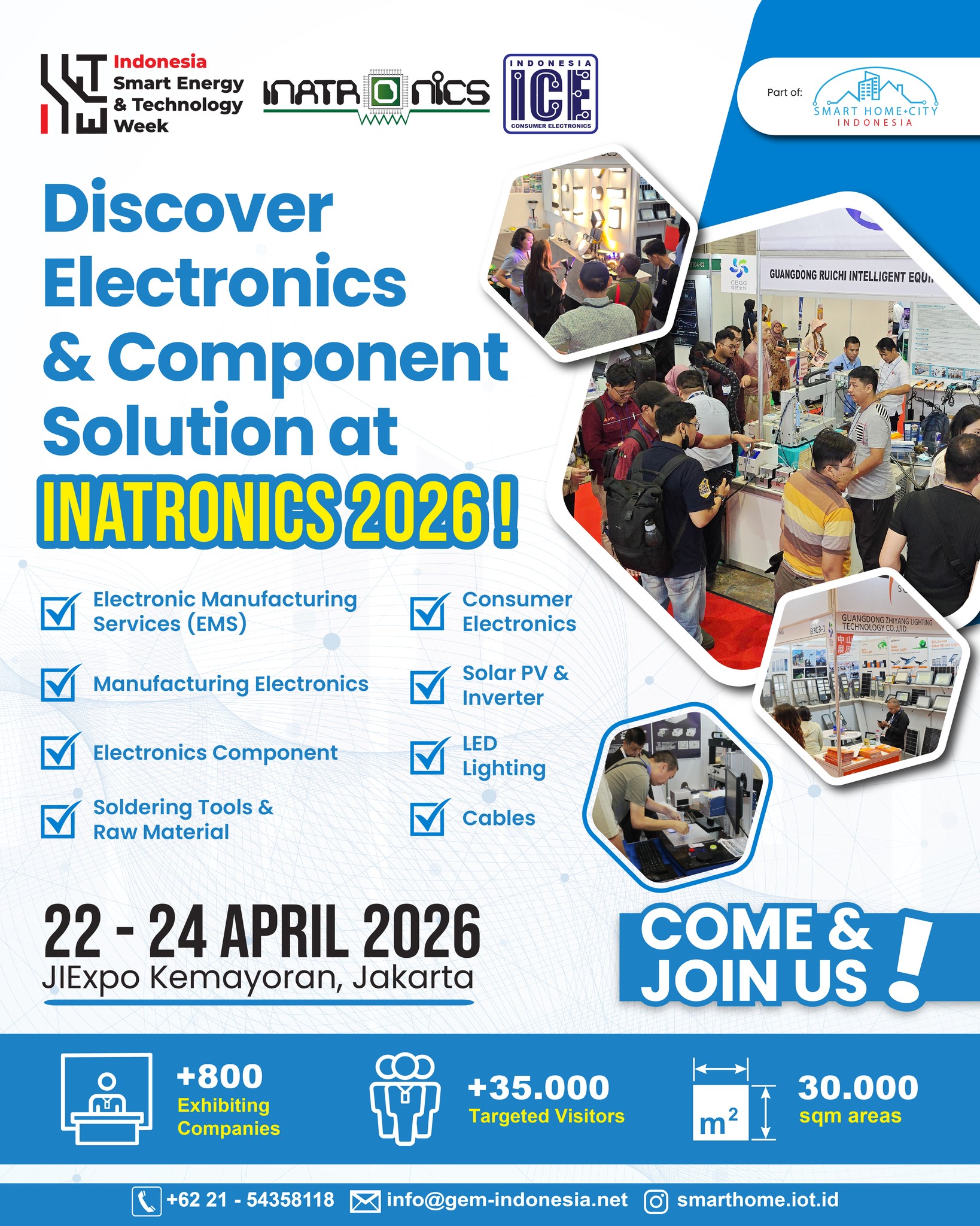 Smart Home & IoT Facebook ad: INATRONICS 2026, Driving the Future of Electronics…