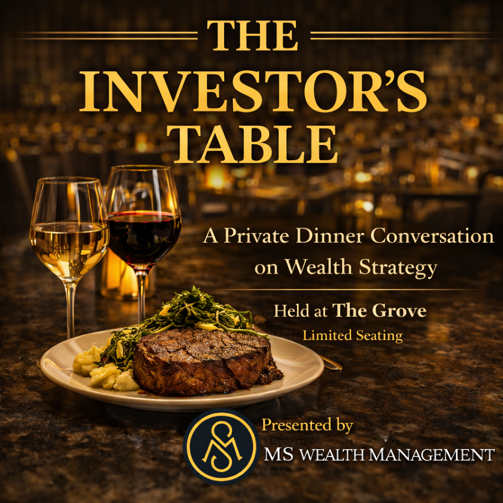 M.S. Wealth Management, LLC Facebook ad: The Investor's Table