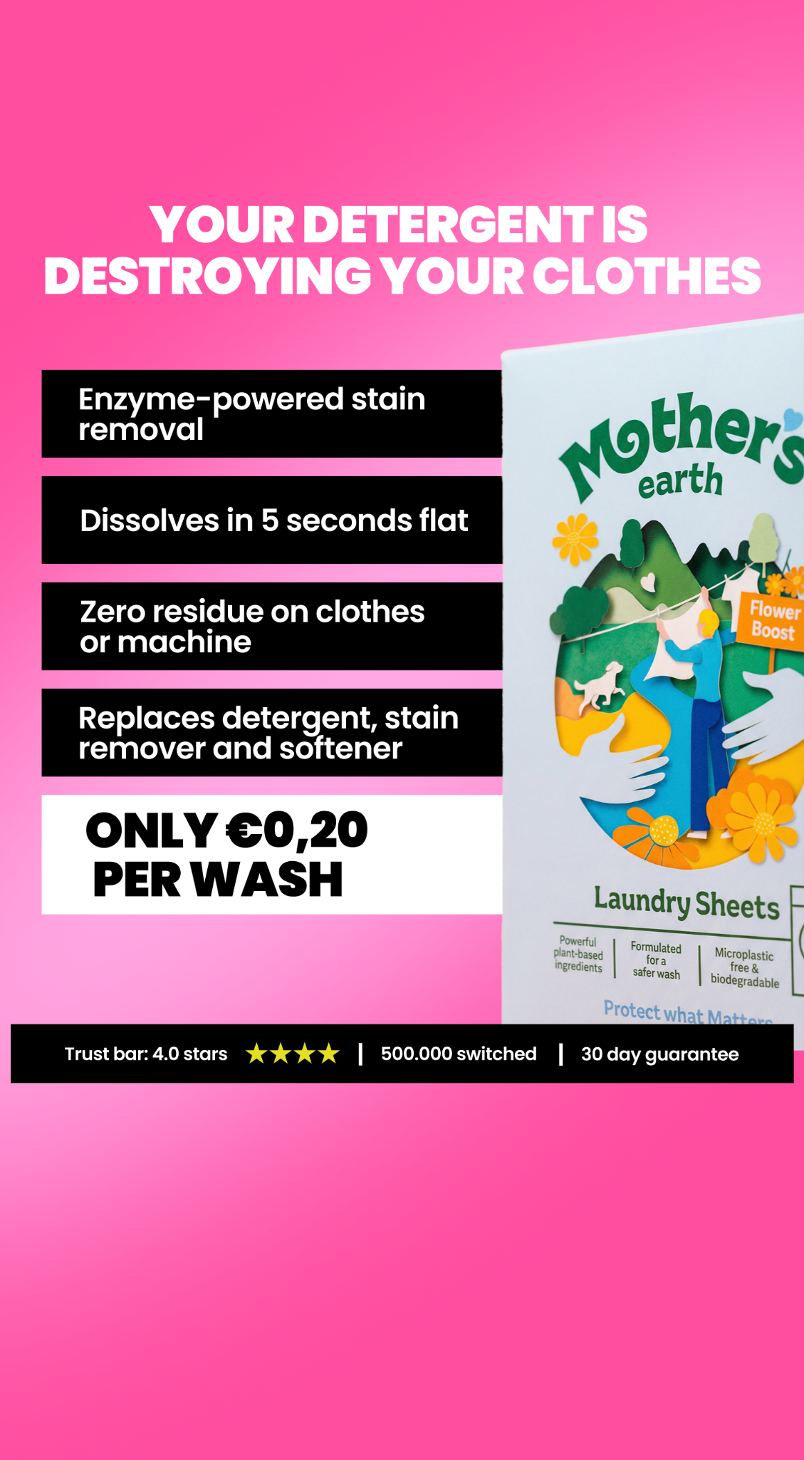 Mothers Earth Facebook ad