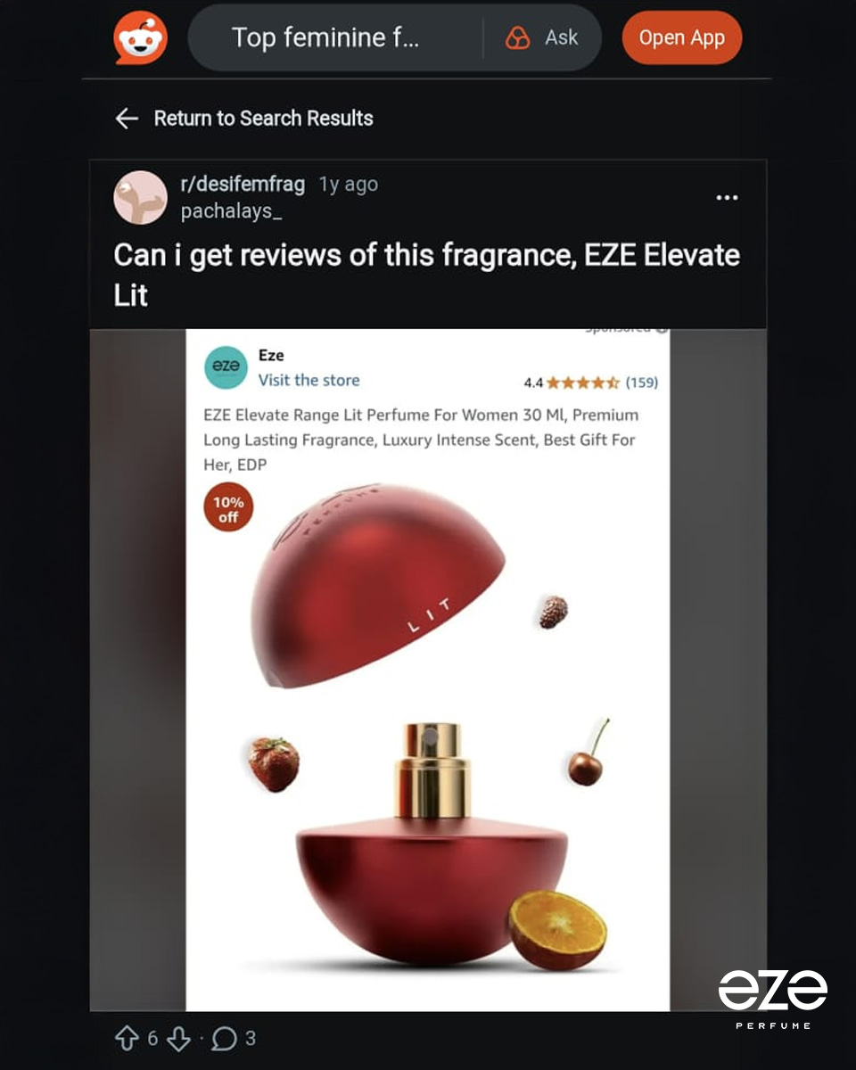 Eze Perfumes Facebook ad