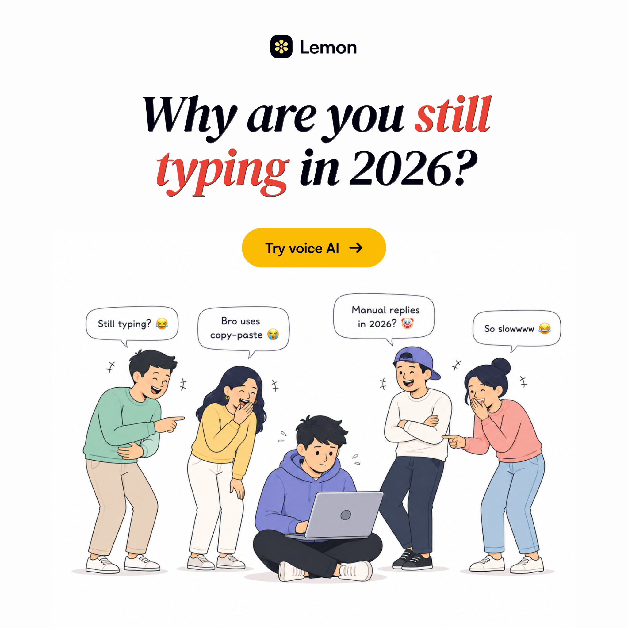 Hey Lemon.AI Facebook ad