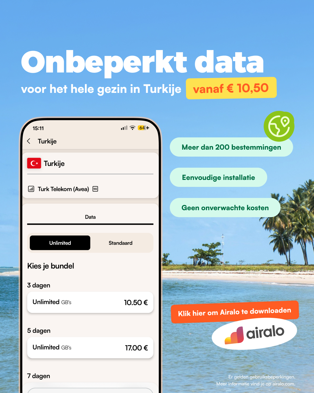 Airalo Global eSIM Store Facebook ad