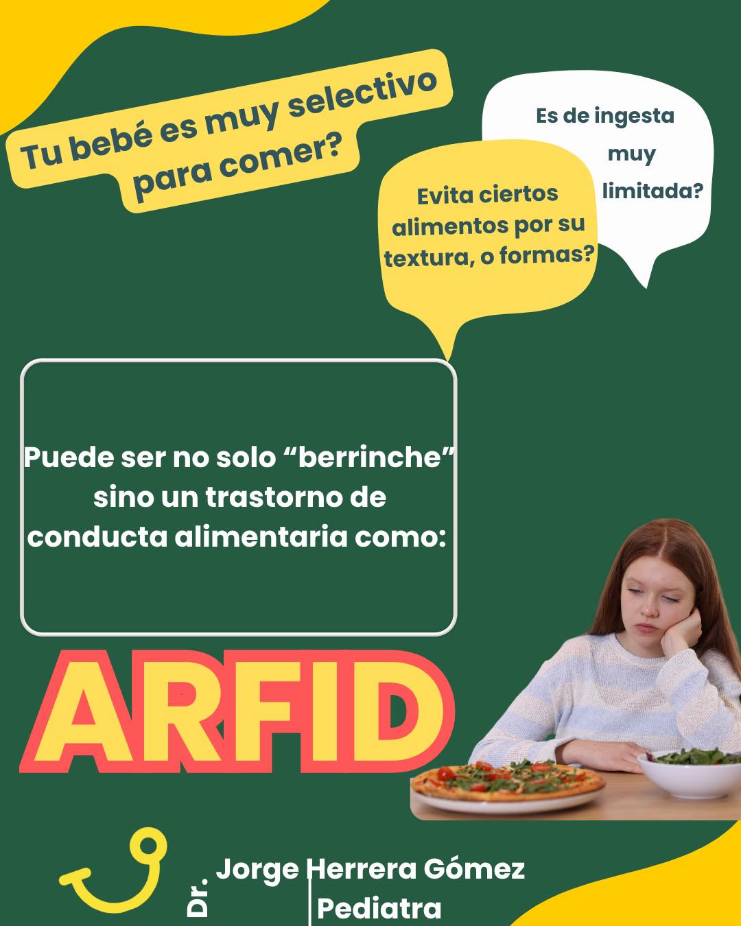 Pediatra Jorge Herrera Gómez Facebook ad: ARFID.