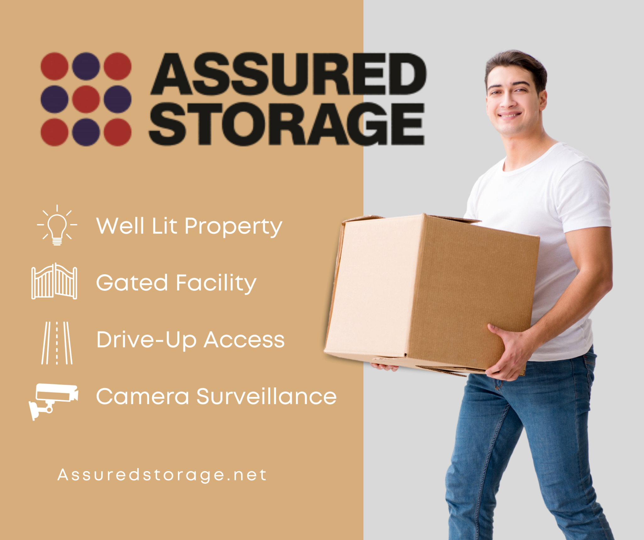Assured Storage of Athens Facebook ad: $25 Any Size Unit