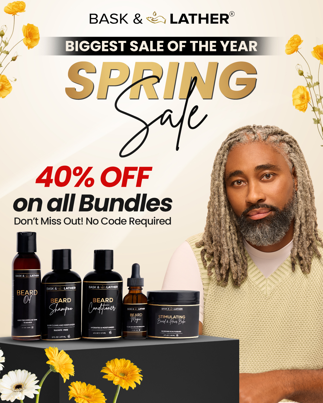 Bask & Lather Co Facebook ad