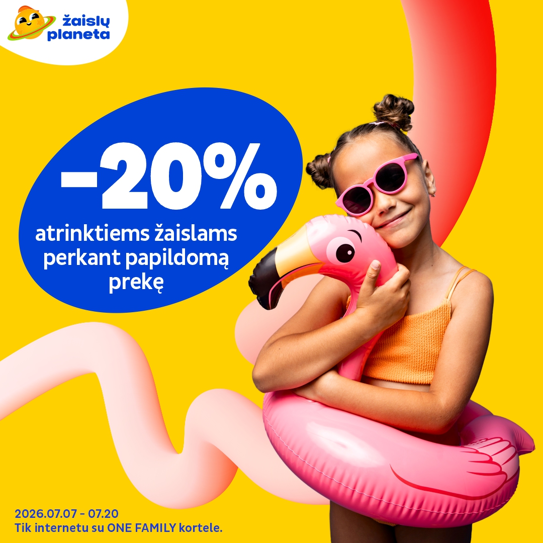 Žaislų Planeta Lietuva Facebook ad