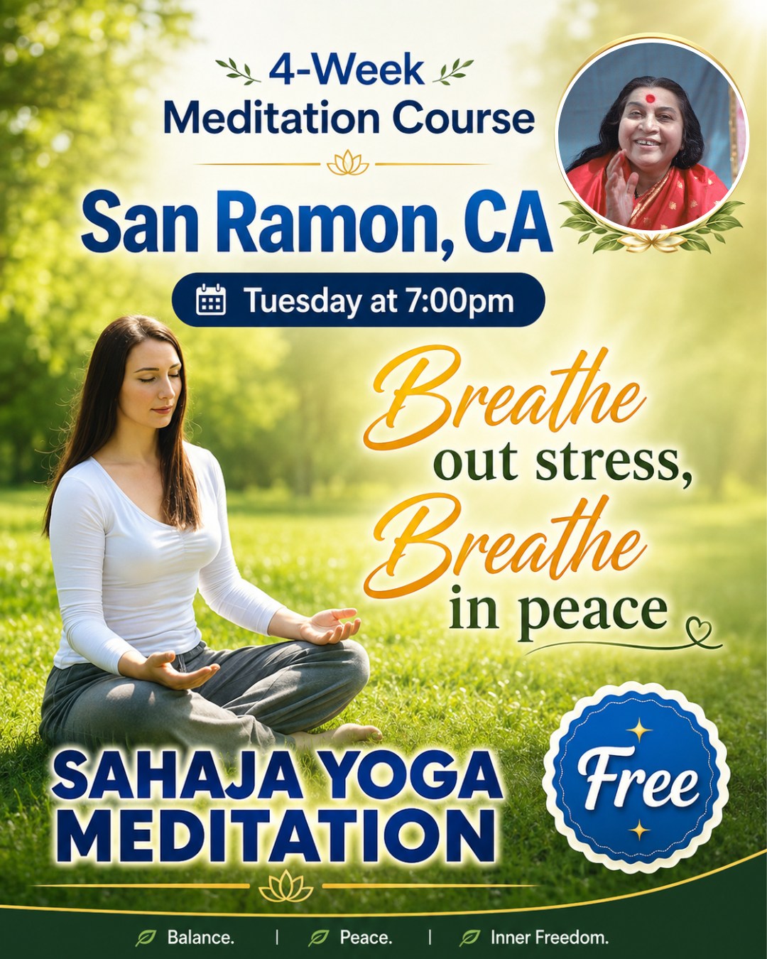 Sahaja Yoga Meditation Facebook ad