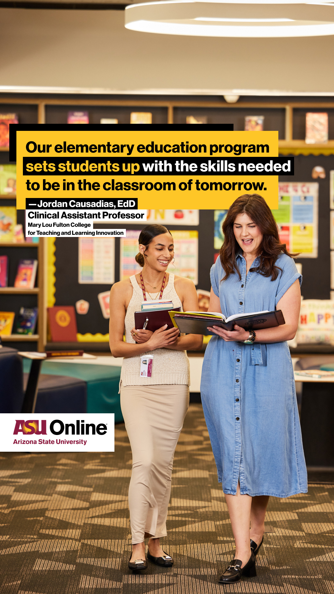 ASU Online Facebook ad