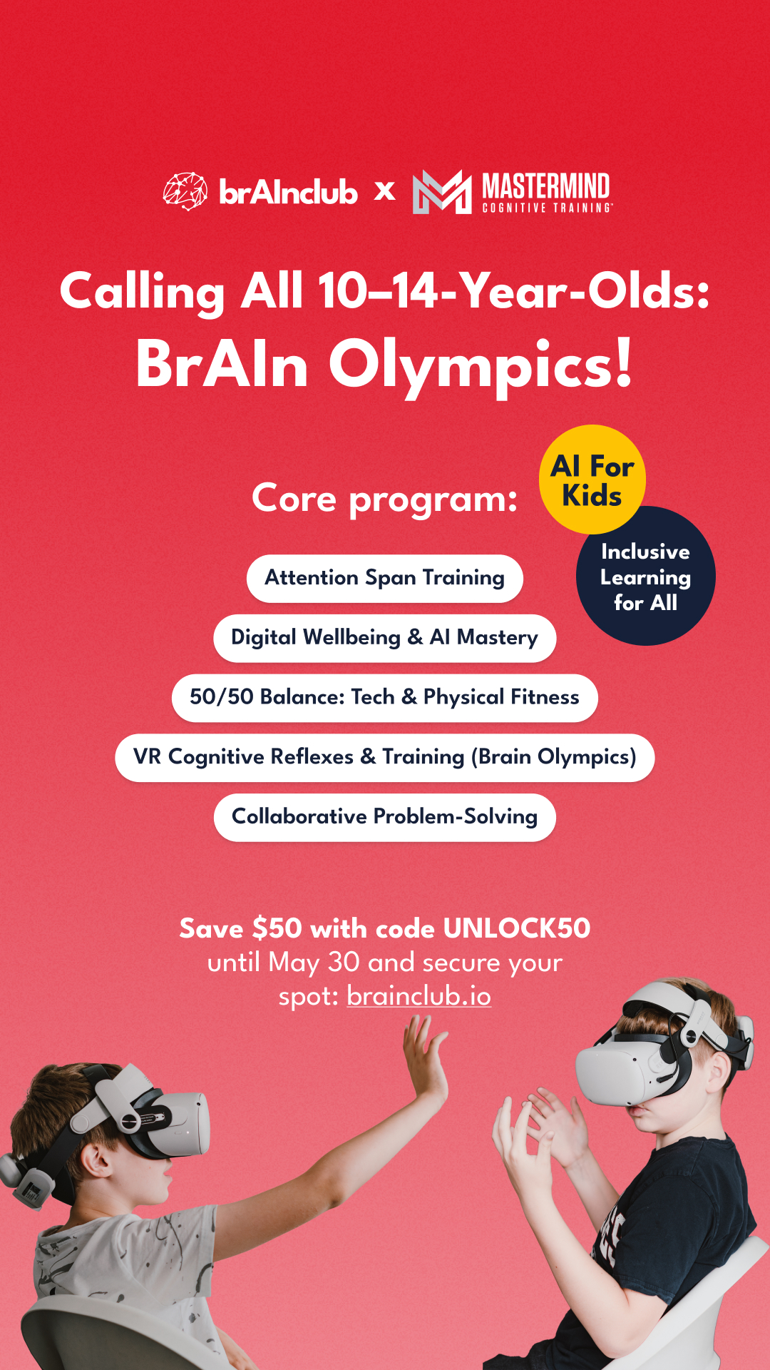 Brainclub Chicago Facebook ad