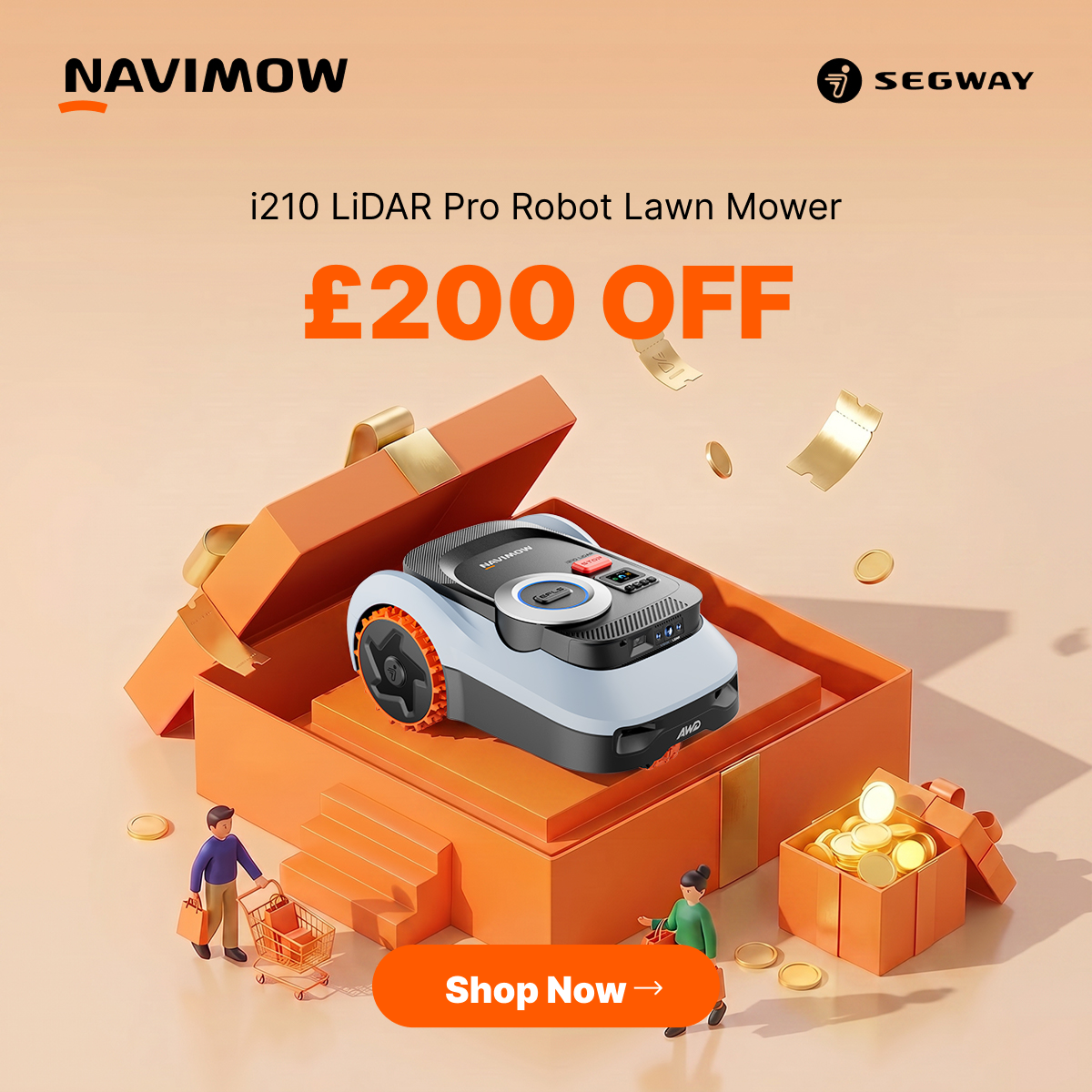 Segway Navimow Facebook ad from Jul 12, 2026