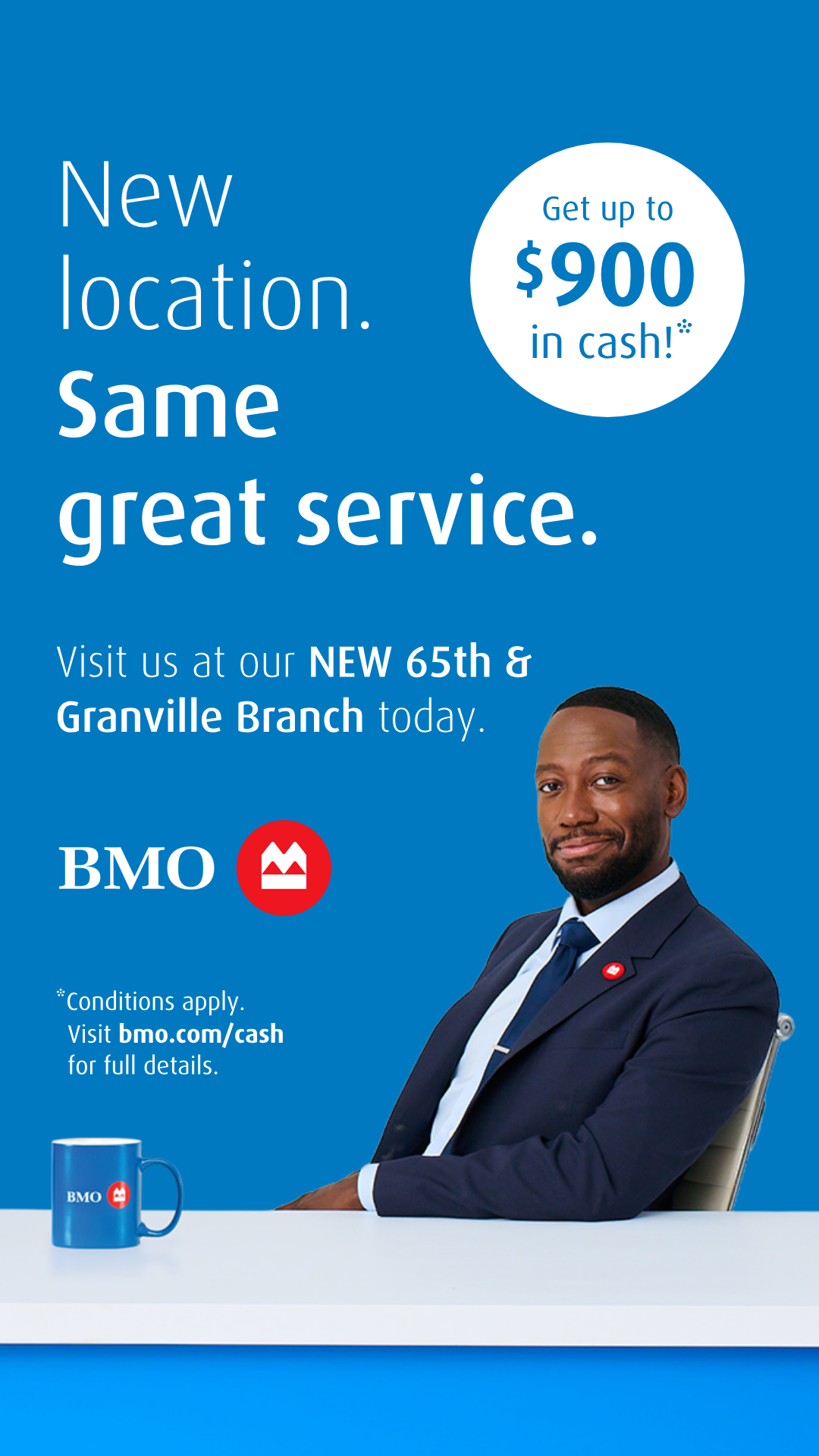 BMO Financial Group Facebook ad: Celebrate with us!