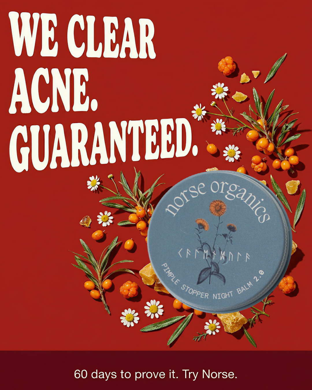 Norse Organics Facebook ad