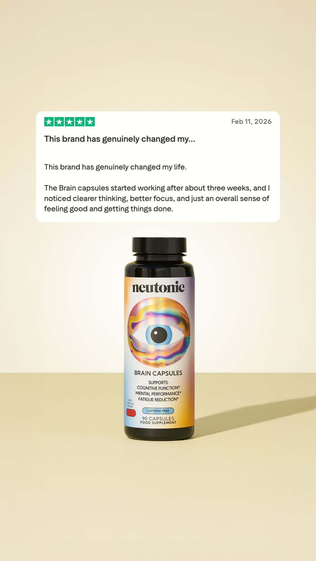 Neutonic Facebook ad