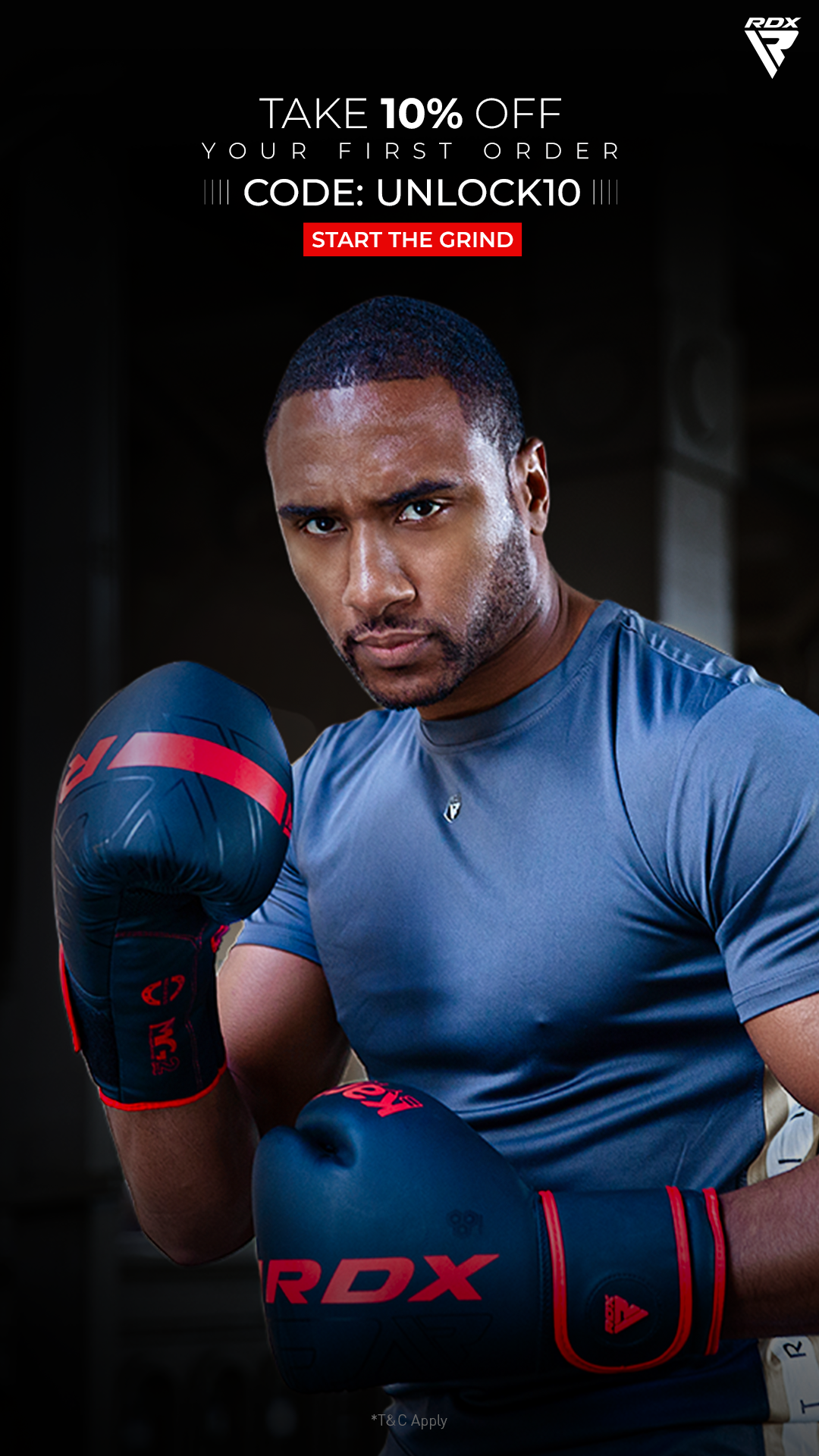 RDX Sports Facebook ad: Engineered For Maximum Power