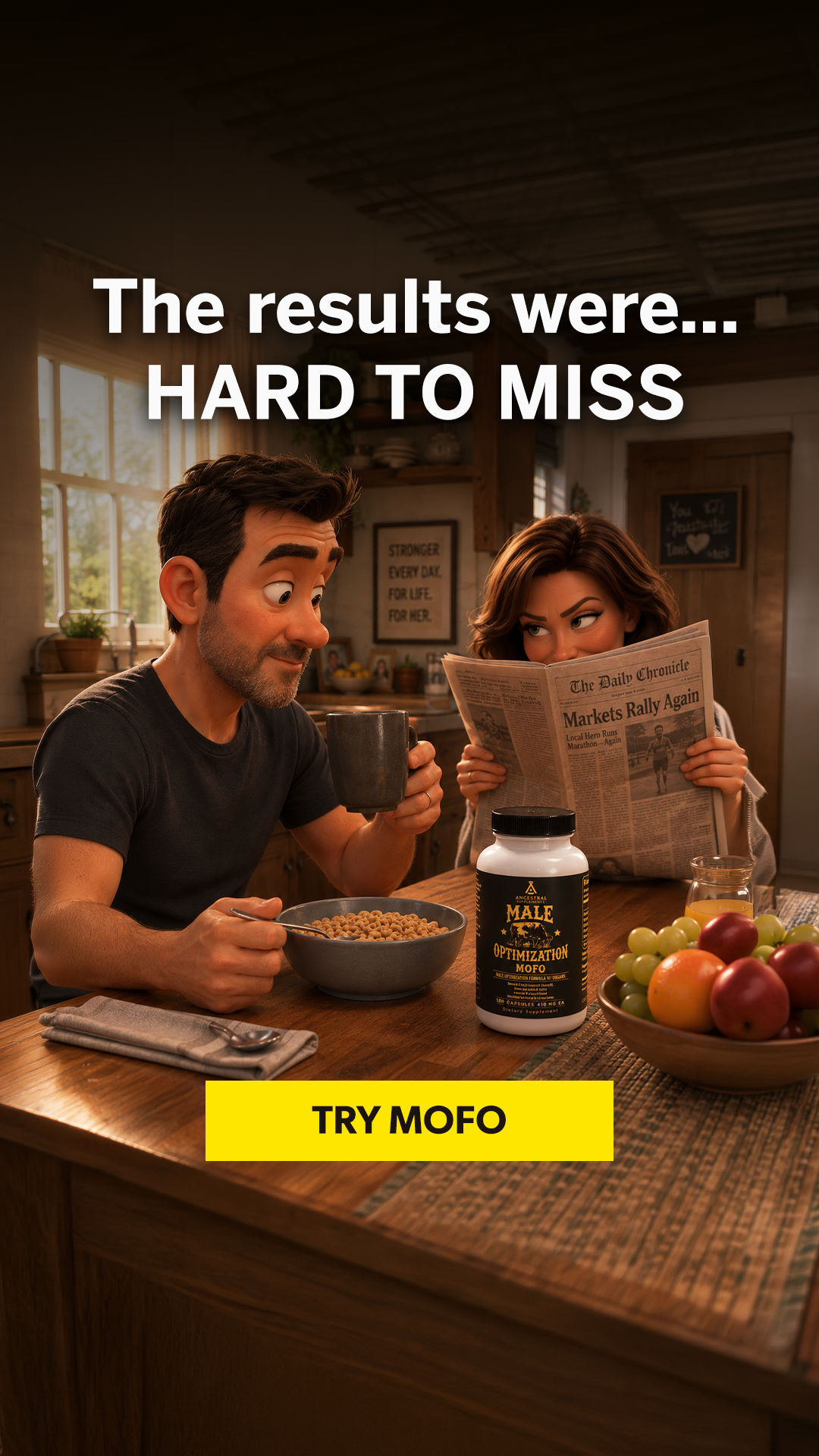 Ancestral Supplements Facebook ad: See why thousands of men use MOFO to reclaim their edge →