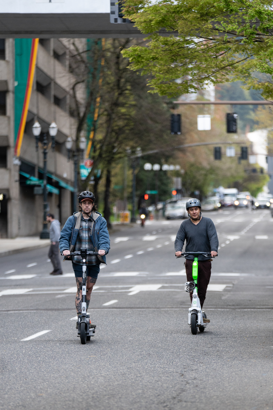 Portland Bureau of Transportation (PBOT) Facebook ad: Traumatic brain injury from an e-scooter crash can…