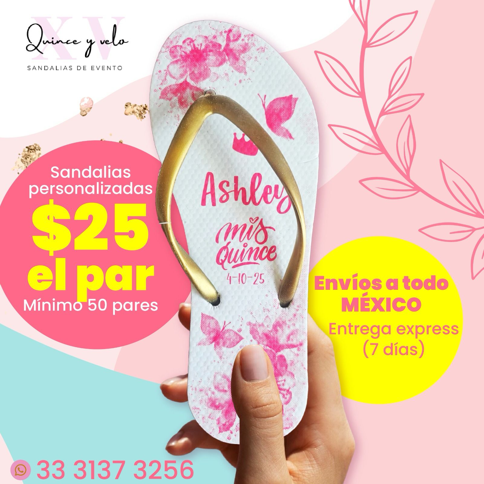 Quince y velo. Facebook ad from Oct 14, 2025