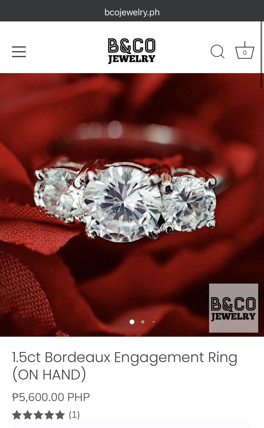 B&Co Custom Jewelry Facebook ad