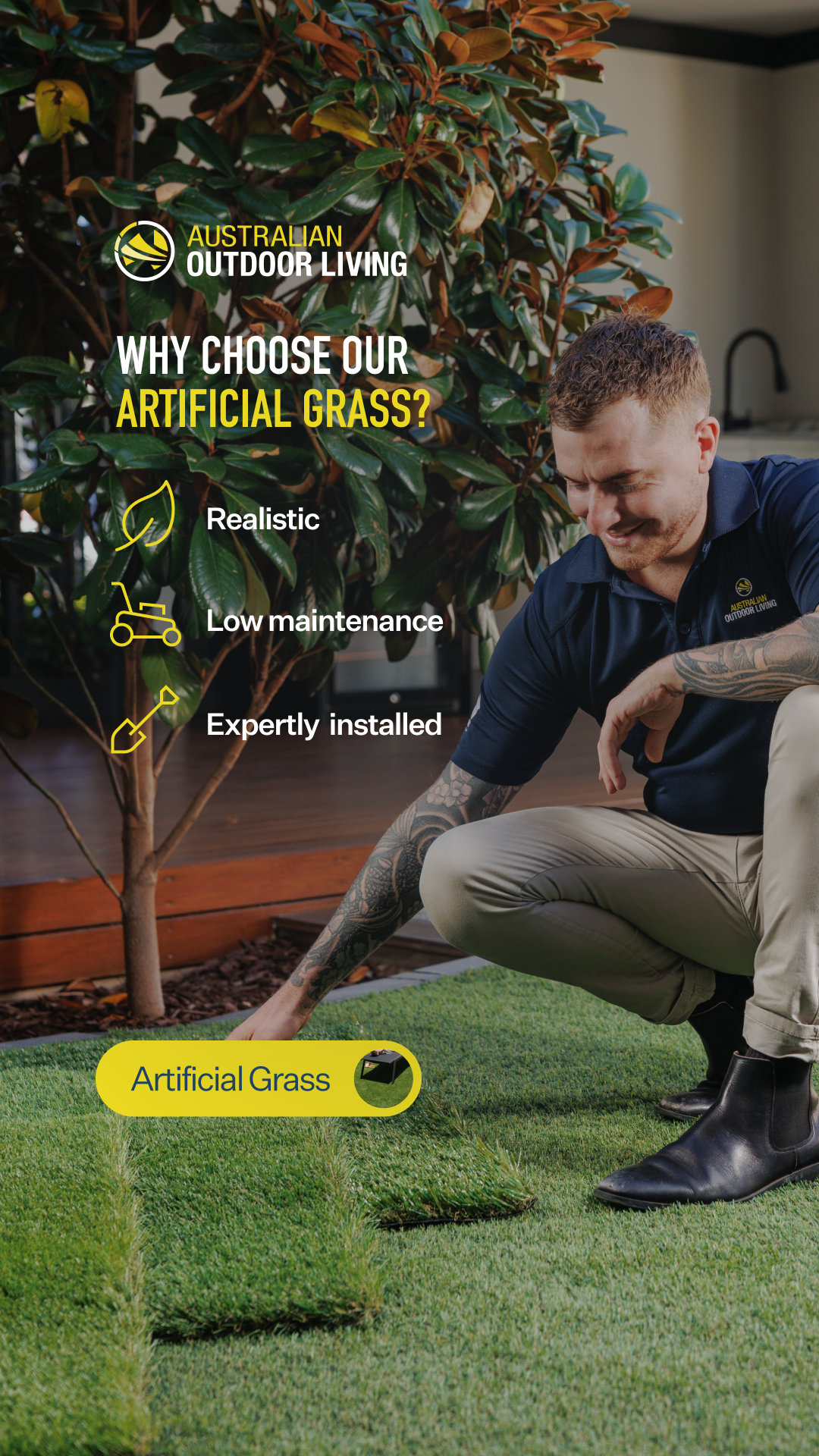 Australian Outdoor Living Facebook ad from Aug 17, 2026