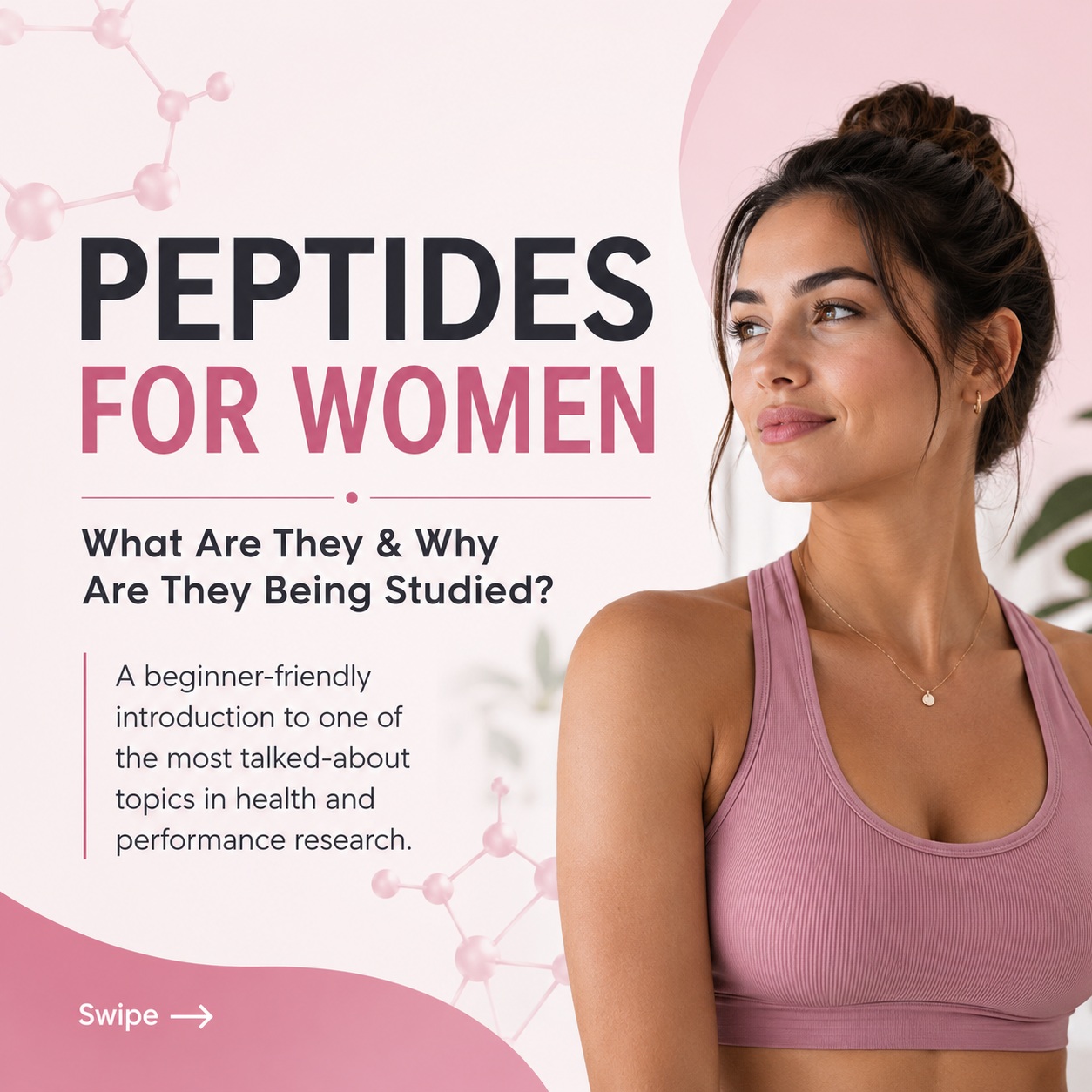 GearedUp Labs Facebook ad: There’s a lot of information about peptides online-but…