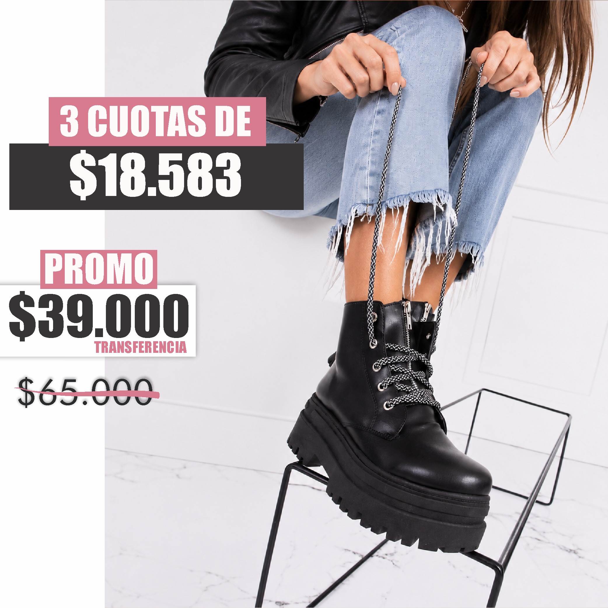Reyna Calzados Facebook ad: 30%OFF en toda la tienda!