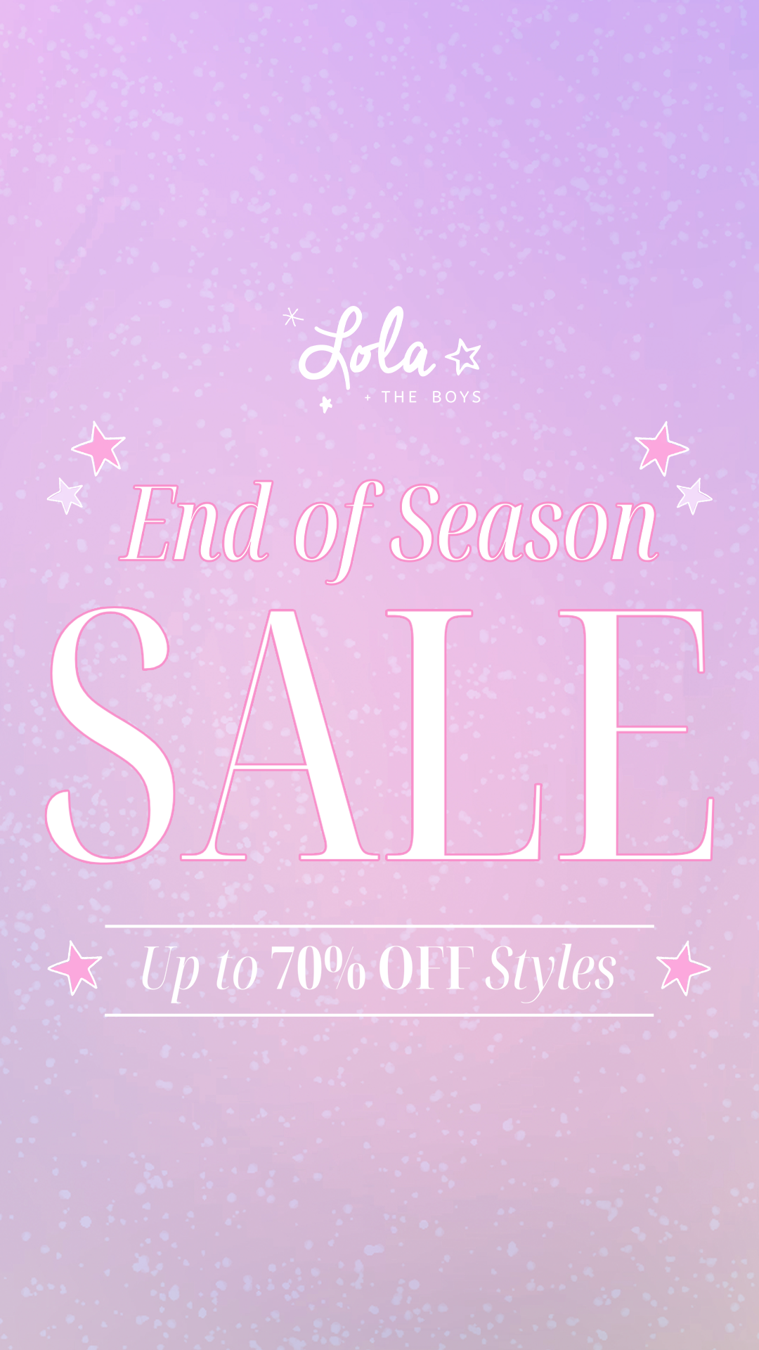 Lola + The Boys Facebook ad