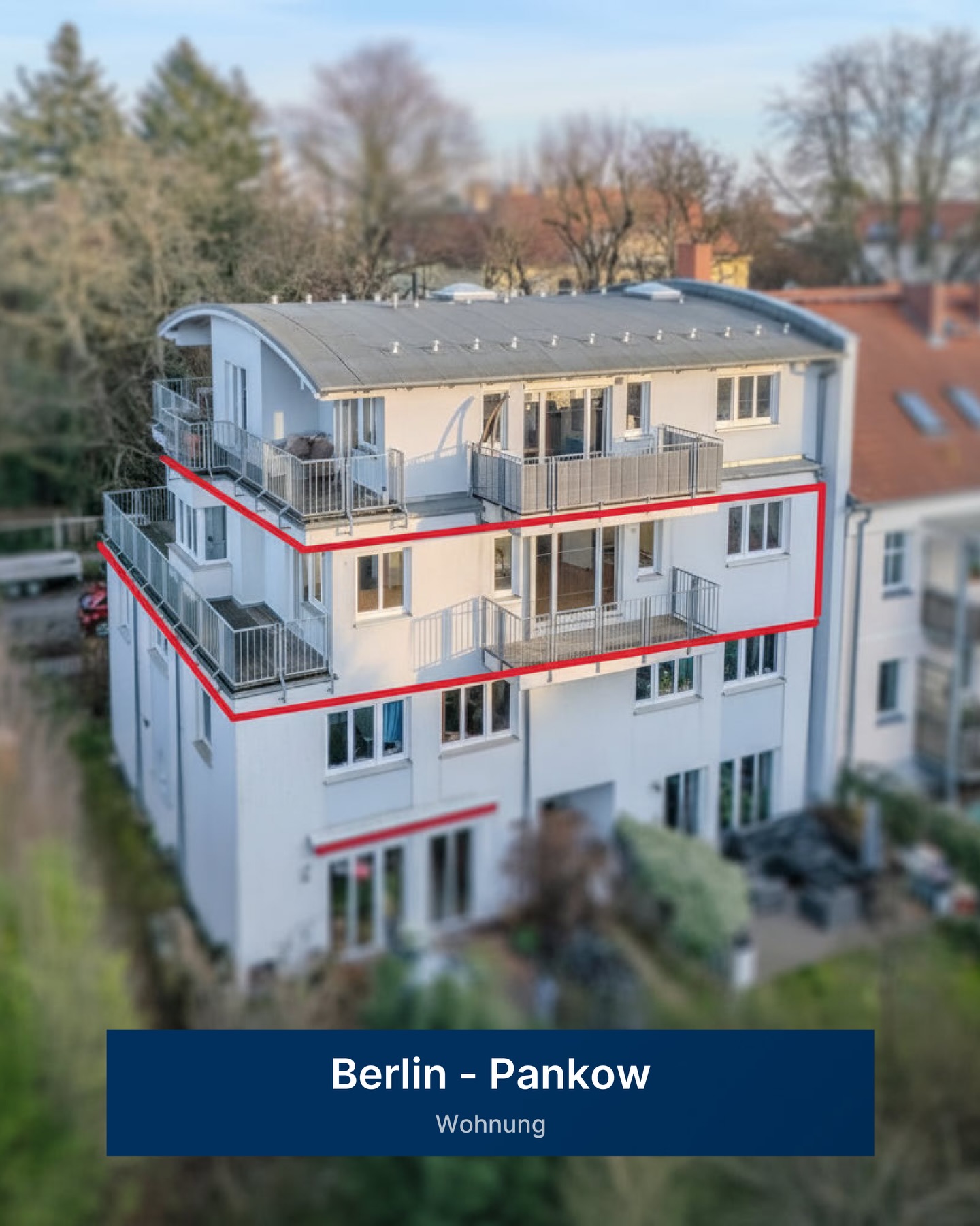 VON POLL Immobilien Berlin - Pankow Facebook ad: Großzügige 5-Zimmer-Wohnung (Baujahr 2005)