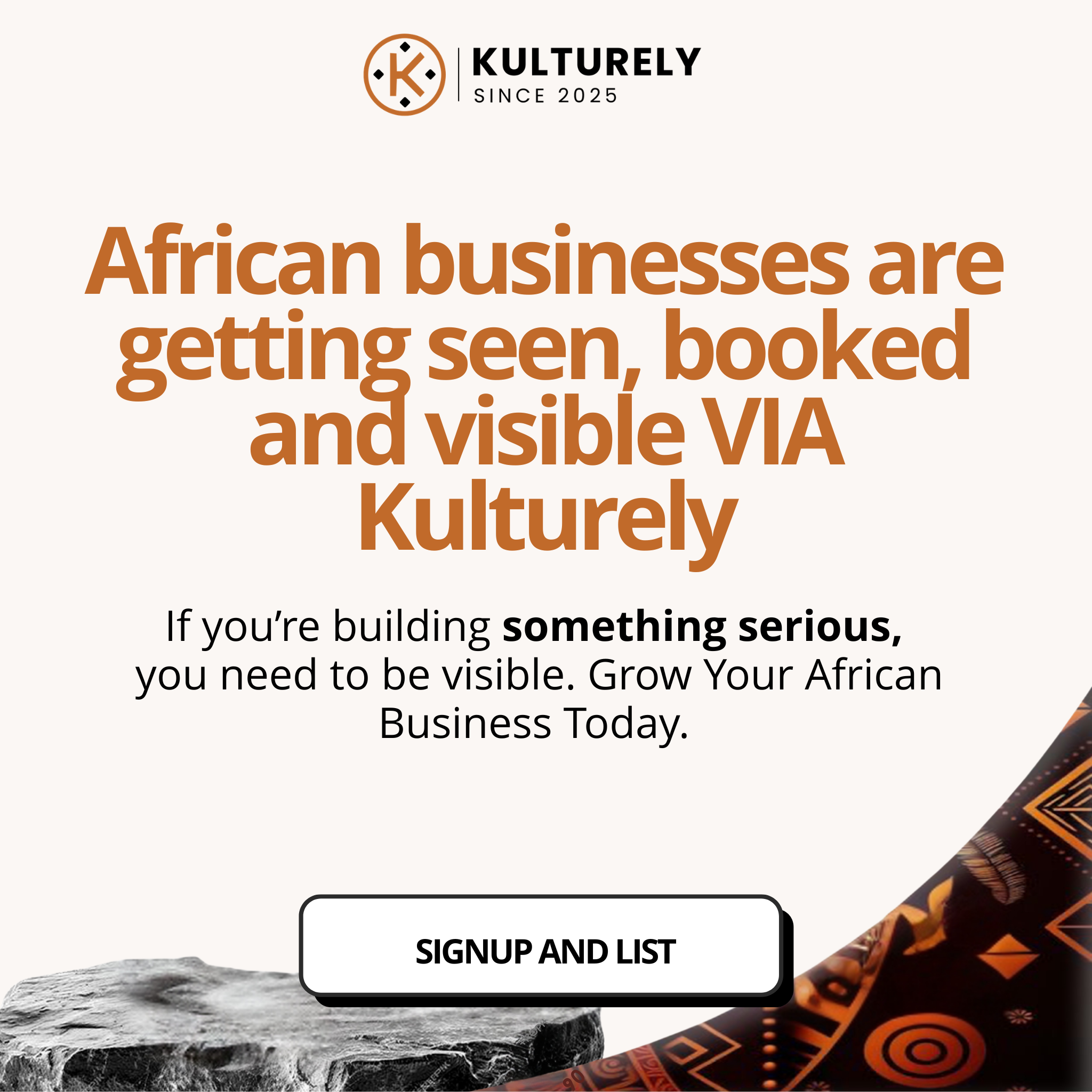 Kulturely Facebook ad