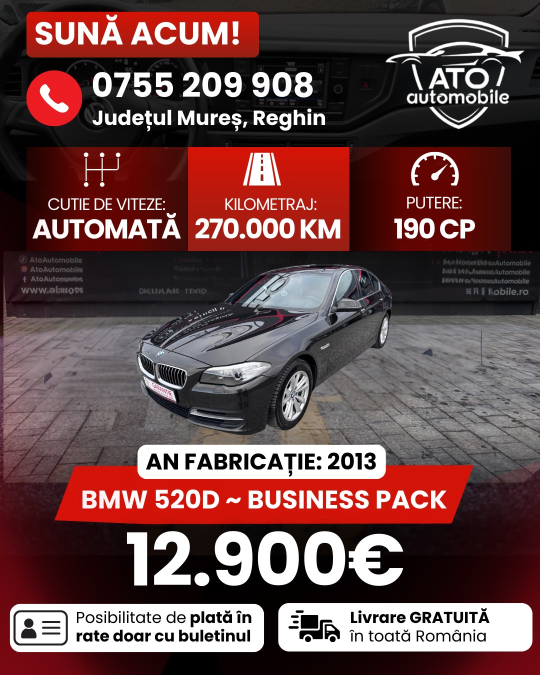 Ato Automobile Facebook ad