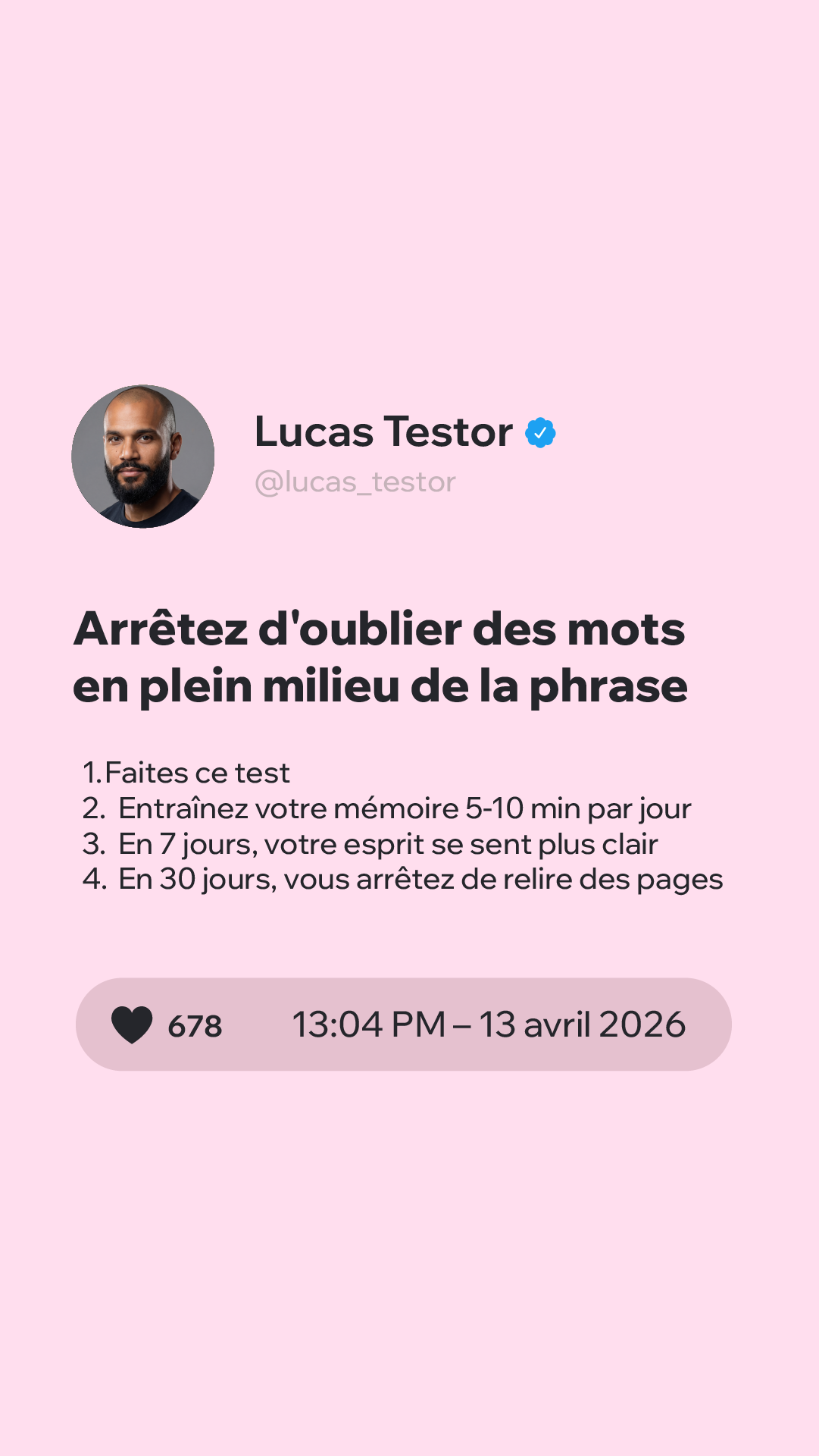 International IQ test Facebook ad