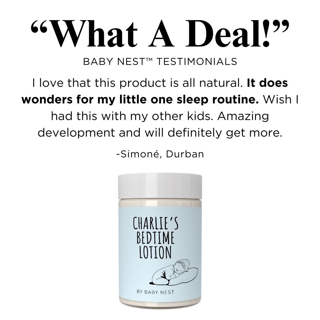 Baby Nest Facebook ad: Baby Sleep Cream Taking South Africa by storm.