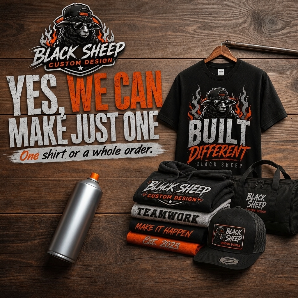 Black Sheep Custom Design Facebook ad