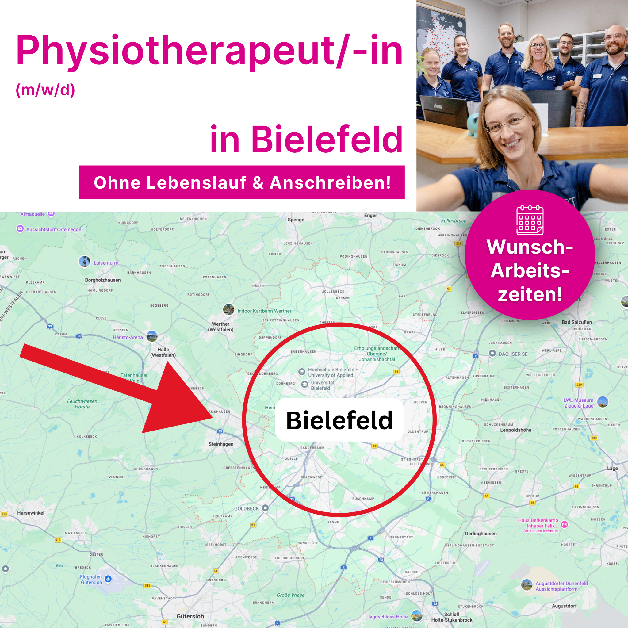 Candidate Flow Physio Jobs Facebook ad