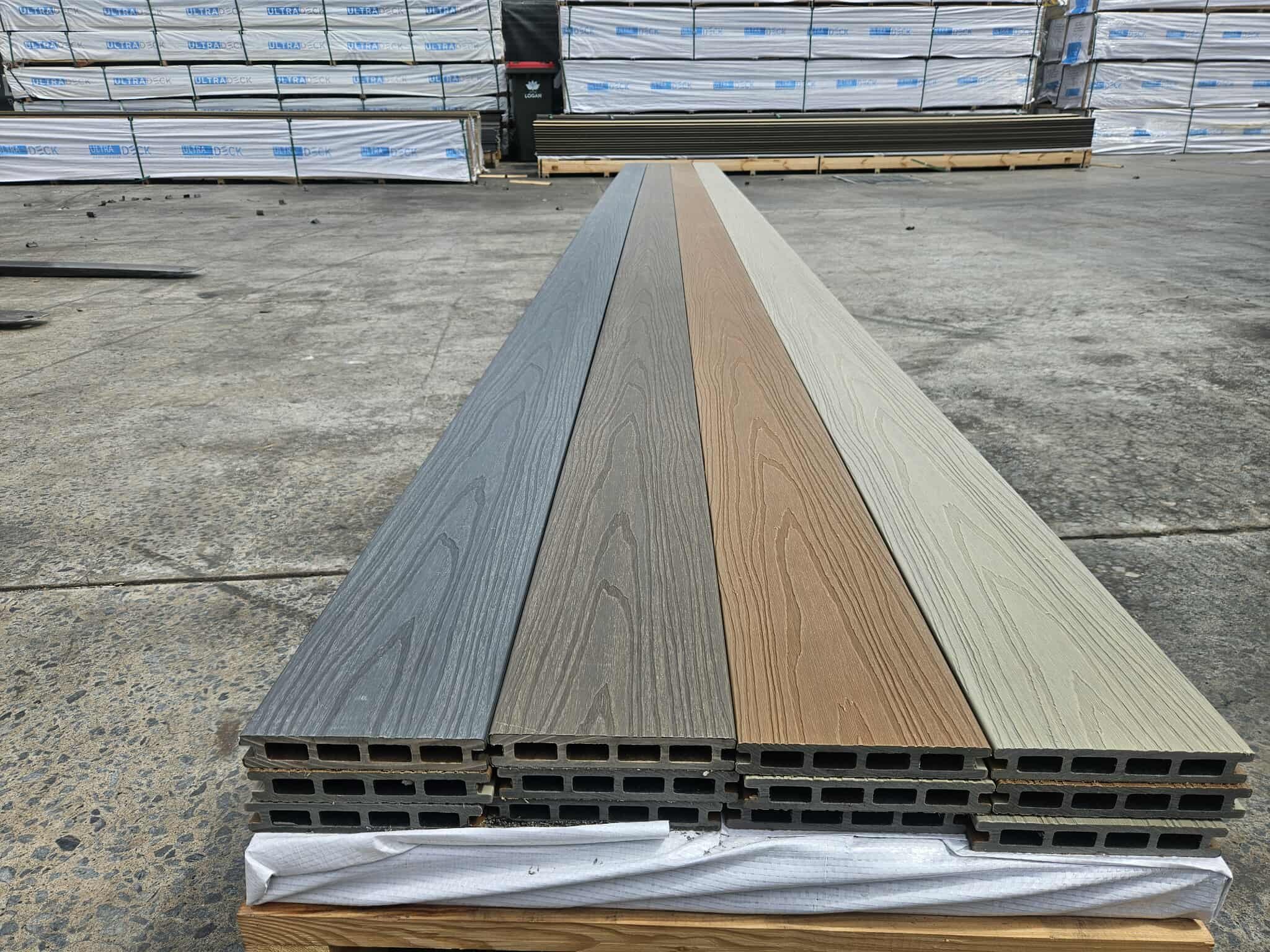 Max Brunner Facebook ad: Best Value Composite Decking - 4 Colours