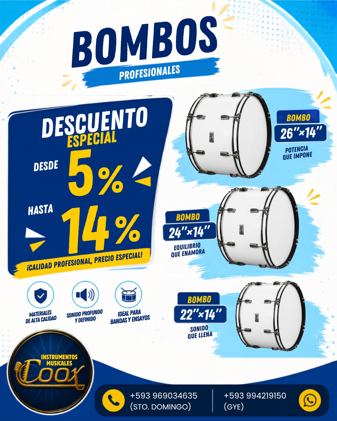 Instrumentos Musicales Coox Facebook ad