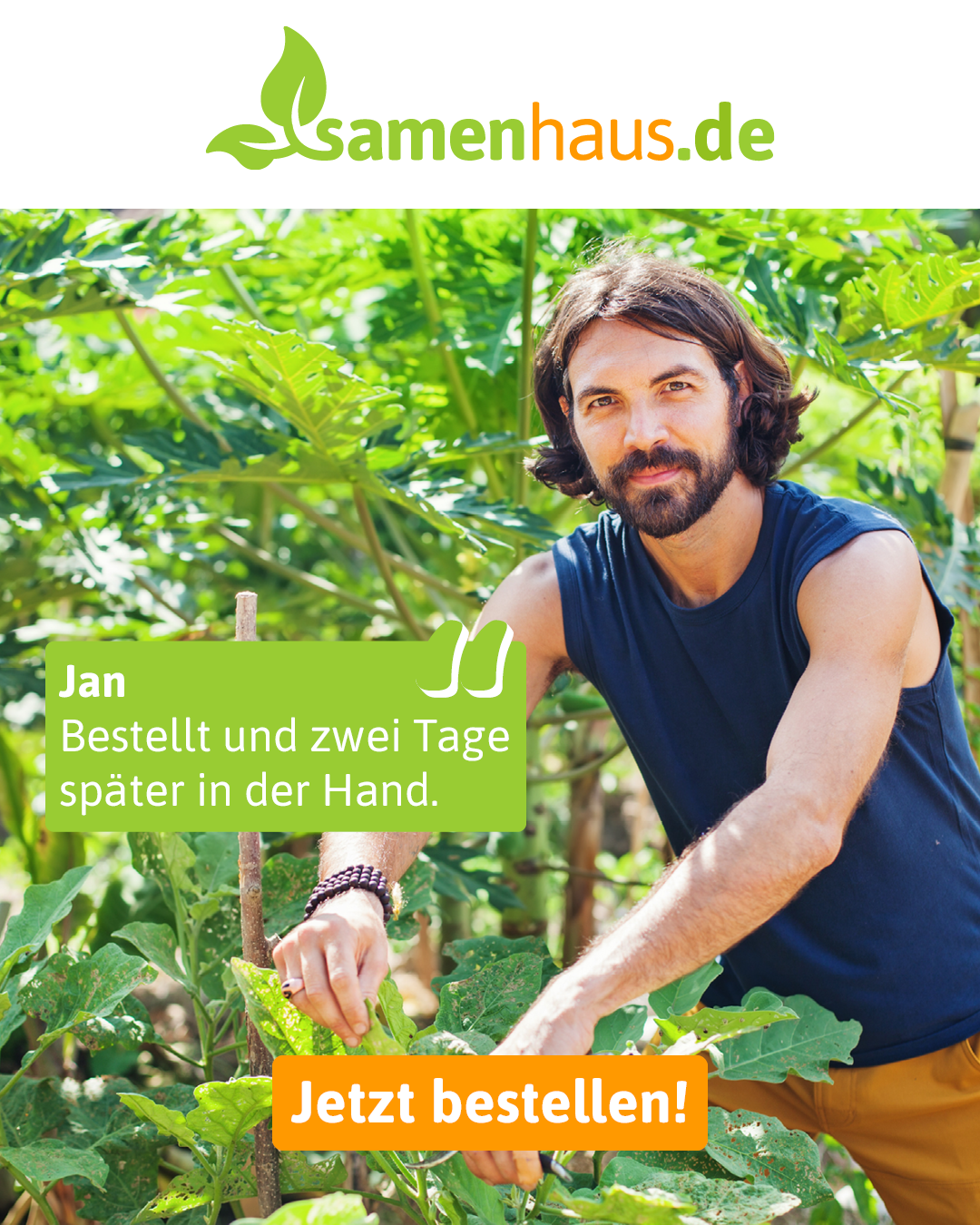 Samenhaus Müller Facebook ad