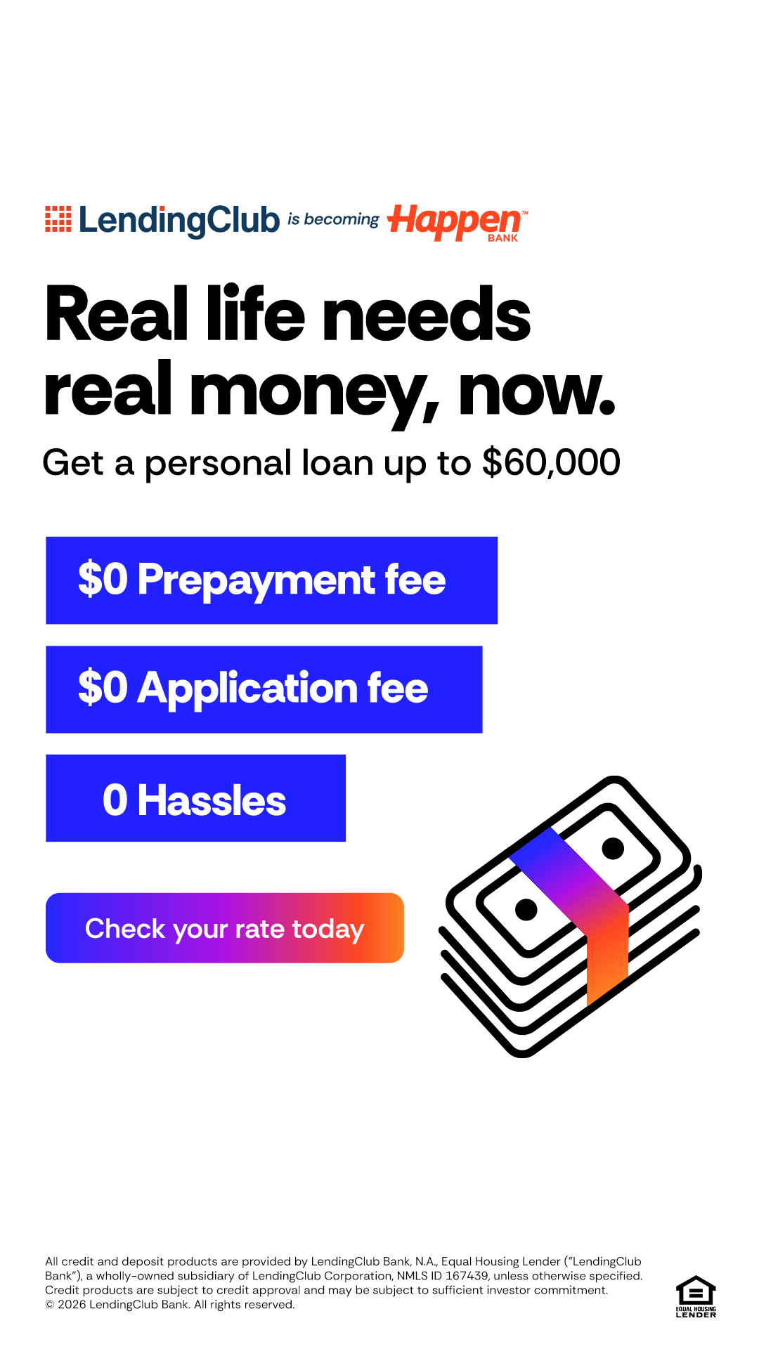 LendingClub Facebook ad