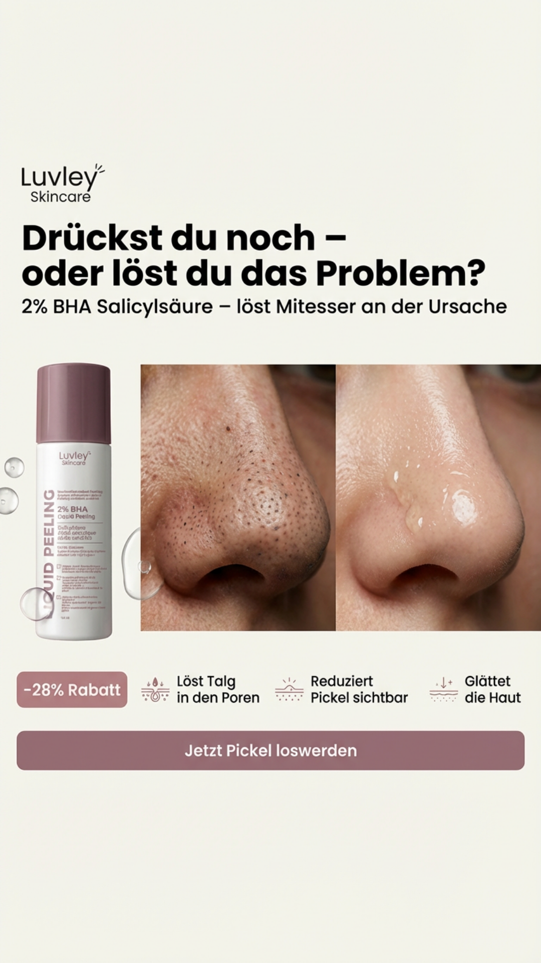 Luvley Facebook ad
