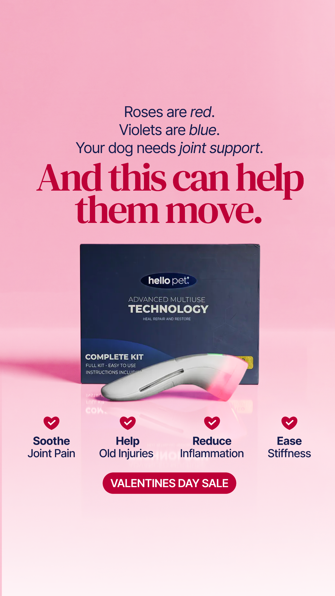 Helio Pet Facebook ad